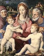 BRONZINO, Agnolo Holy Family fgfjj Spain oil painting reproduction